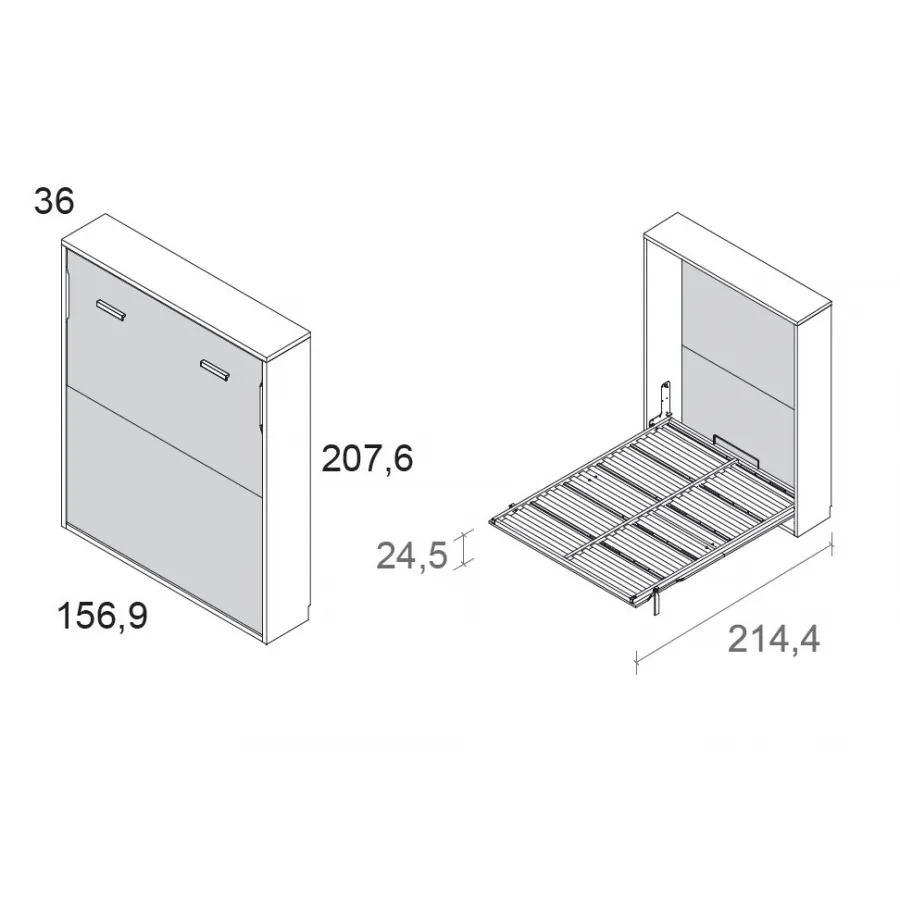Abatible auto 135 vertical f36