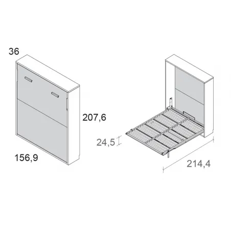 Abatible auto 135 vertical f36