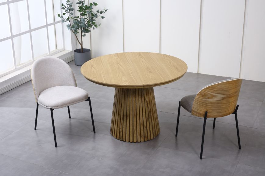 mesa de comedor madera natural